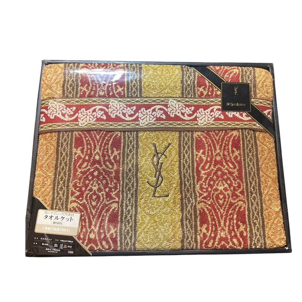Yves St. Laurent Bath Sheet Towel XL 55 inches by 75 inches